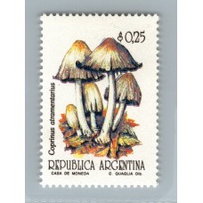 ARGENTINA 1991 GJ 2592A ESTAMPILLA CON VARIEDAD FILIGRANA CASA DE MONEDA